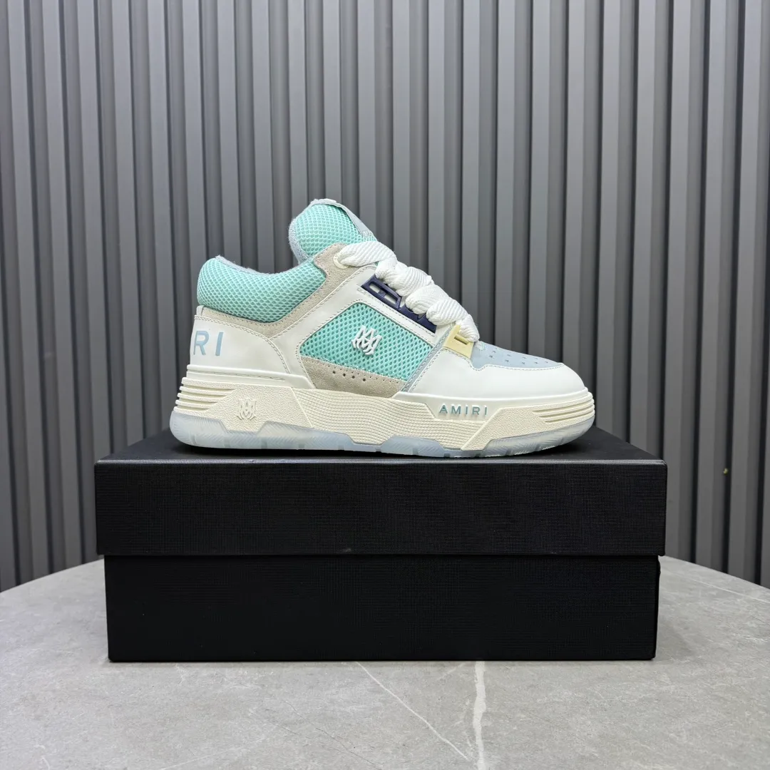 Men's shoes 💰660💰 AMIRI AMIRI trendy brand hot sale 🔥 Available all year round, couples 💑 Official website synchronization Imported fabrics 1⃣️ vs 1⃣️ replica, original factory special original sole, 35-45 (45. non-refundable)